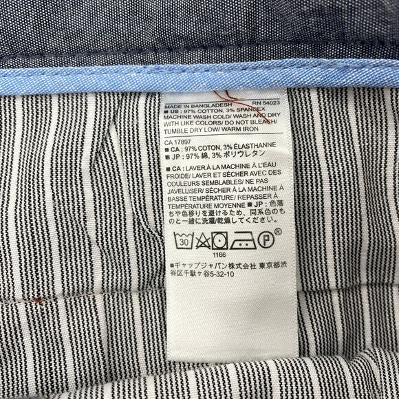 BANANA REPUBLIC Factory Fulton Skinny Chino Size 34 x 31 Straight Leg Stretch - Picture 4 of 7